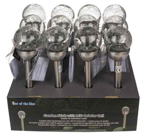 LED Outdoor Lampe Gartenstecker Solarzelle 29.5cm 
