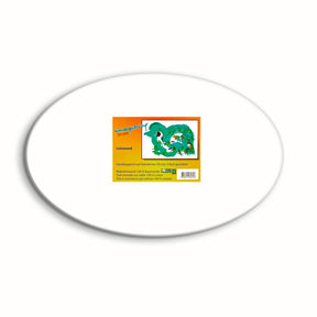 Leinwand auf Keilrahmen oval 15mm 20x30cm