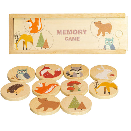 Memory Spiel Tiere Holz