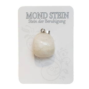 Naturedelstein Anhänger Mondstein 2.2cm