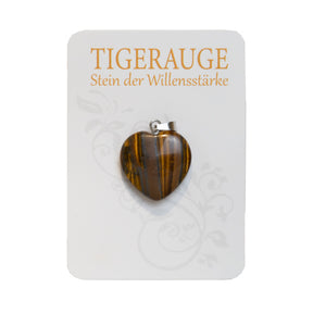 Naturedelstein Anhänger Tigerauge 2.2cm