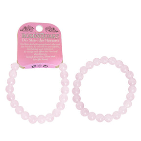 Naturedelstein Armband Rosenquarz 90x8mm