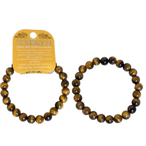 Naturedelstein Armband Tigerauge 190x8mm