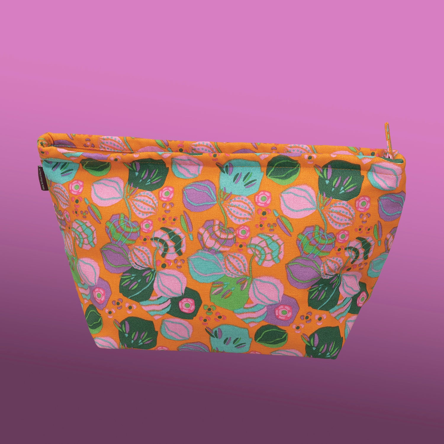 Necessaire (BLOOM ORANGE COTTON KIT) 100% Baumwolle 33x19x13cm