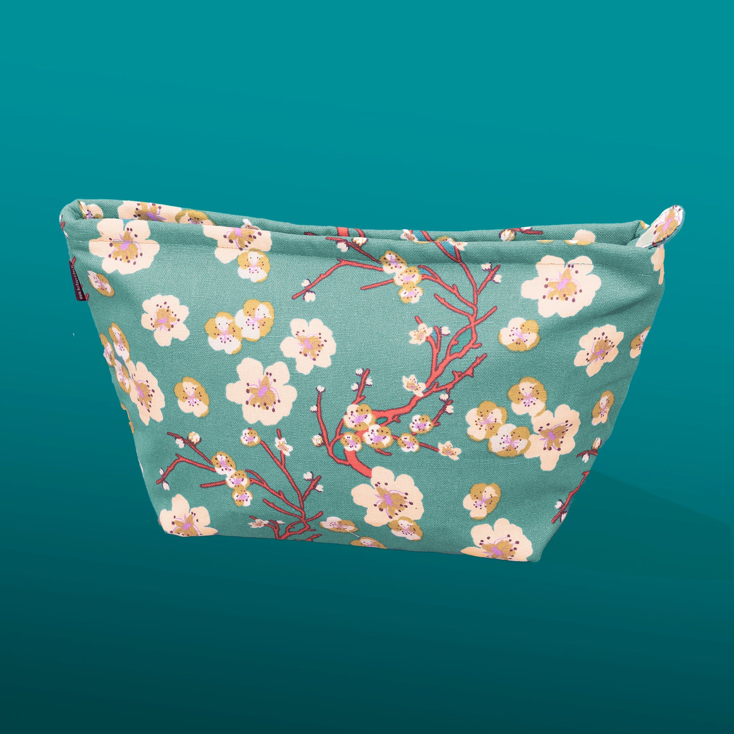 Necessaire (BLOOM ORANGE COTTON KIT) 100% Baumwolle 33x19x13cm blau