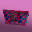 Necessaire Samt XL (BLOOM RED) 100% Baumwolle 33x19x13cm