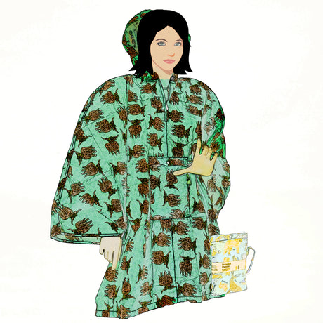 Poncho ECO CHIC faltbar 130x110cm Kunststoff 100% recycelt