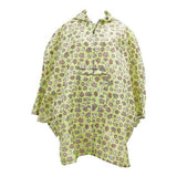 Poncho ECO CHIC faltbar 130x110cm Kunststoff 100% recycelt Schafe grün