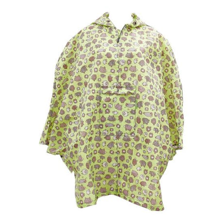 Poncho ECO CHIC faltbar 130x110cm Kunststoff 100% recycelt Schafe grün