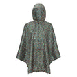 Poncho ECO CHIC faltbar Streublumen Schwarz 130x110cm Kunststoff 100% recycelt