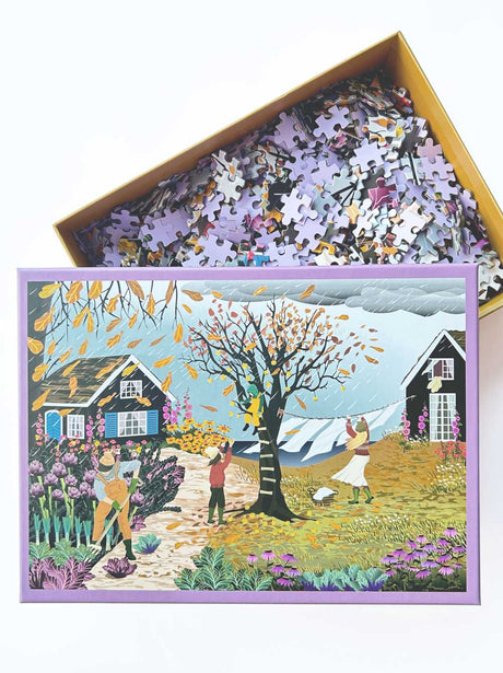 Puzzle 1000 teilig HERE COMES THE RAIN