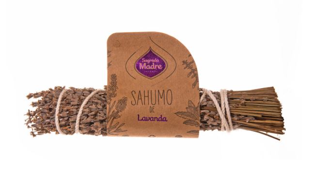 Räucherbündel gross Sagrada Madre mit Zedern - Eukalyptus - Lorbeerkern Lavendel
