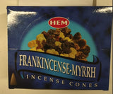 Räucherkegel HEM 10er FRANKINCENSE-MYRRH