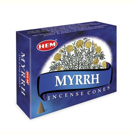 Räucherkegel HEM 10er MYRRH