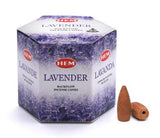 Räucherkegel HEM Rückfluss 40er LAVENDER