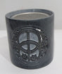 Räucherofen mit Metallsieb Avalon Zeichen Speckstein 10x10cm INDIEN