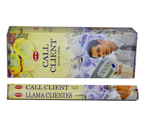 Räucherstäbchen HEM 6eckig 20sticks CALL CLIENTS