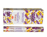 Räucherstäbchen HEM 6eckig 20sticks COPAL LAVENDER