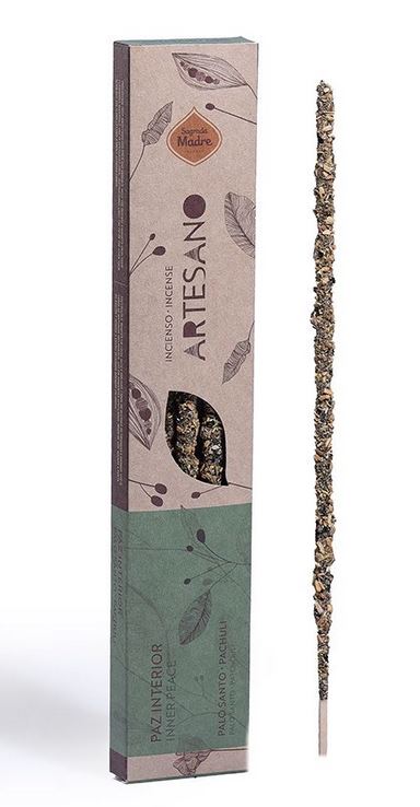 Räucherstäbchen Sagrada Madre ARTESANO Patchouli Palo Santo 5 Stäbe 23cm à 1h