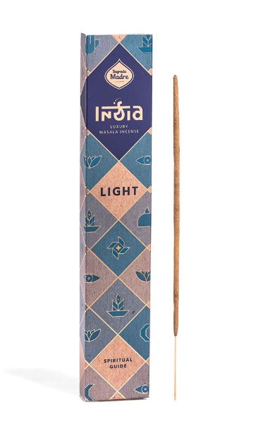 Räucherstäbchen Sagrada Madre INDIA MASALA LIGHT 12 Stäbe à 40Min Nag Champa-Sandal