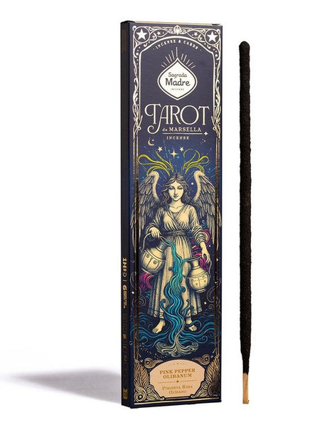 Räucherstäbchen Sagrada Madre TAROT Marseille Rosenpfeffer Weihrauch 6 Stäbe 1h