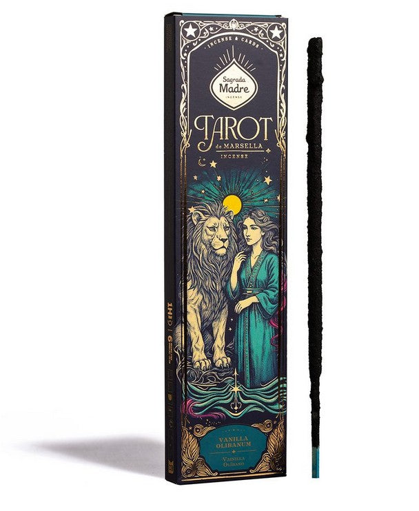 Räucherstäbchen Sagrada Madre TAROT Marseille Vanille Weihrauch 6 Stäbe 1h