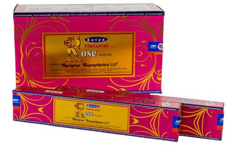 Räucherstäbchen Satya Natural Rose 15g
