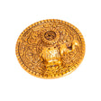 Räucherstäbchenhalter Rund 7cm Elefantenfigur Messing INDIEN