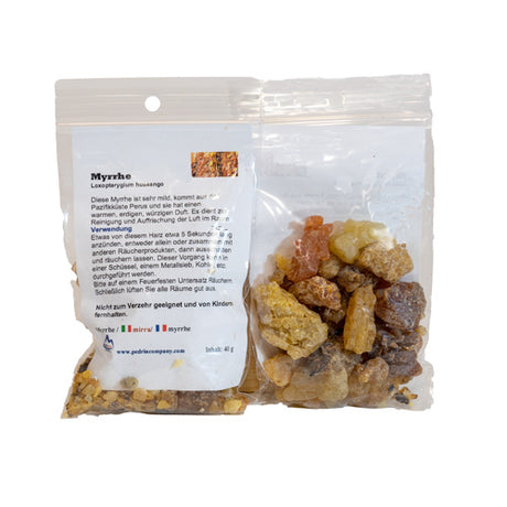 Räucherware Myrrhe 40g aus PERU