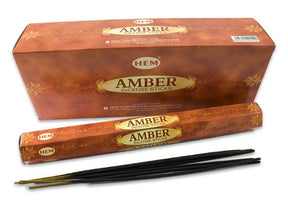 Räucherstäbchen HEM 6eckig 20sticks AMBER