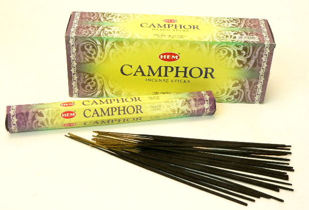 Räucherstäbchen HEM 6eckig 20sticks CAMPHOR