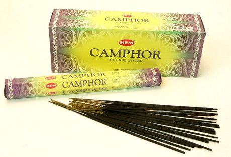 Räucherstäbchen HEM 6eckig 20sticks CAMPHOR