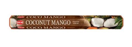 Räucherstäbchen HEM 6eckig 20sticks COCONUT MANGO