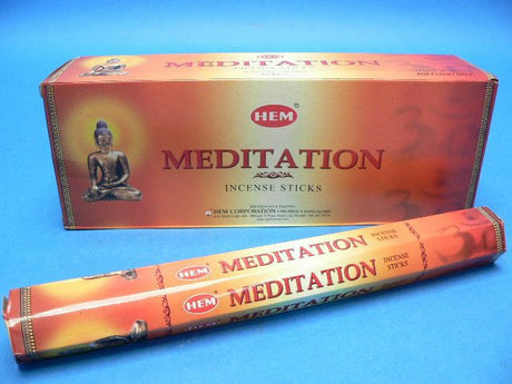 Räucherstäbchen HEM 6eckig 20sticks MEDITATION