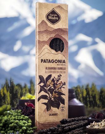 Räucherstäbchen Sagrada Madre PATAGONIA Johannisbrot und Vanille 8 Stäbe à 1h