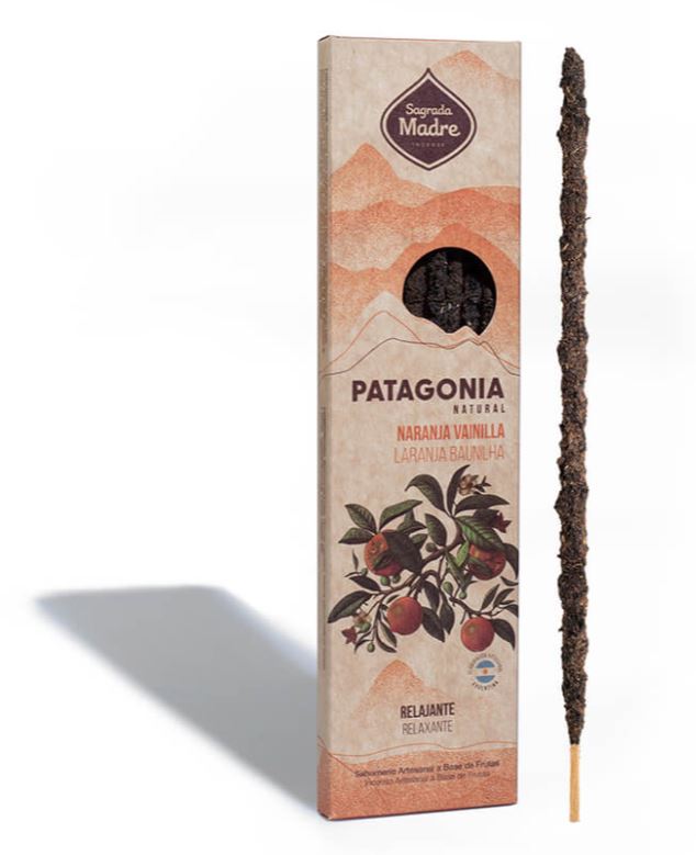 Räucherstäbchen Sagrada Madre PATAGONIA Orangen-Vanille 8 Stäbe à 1h
