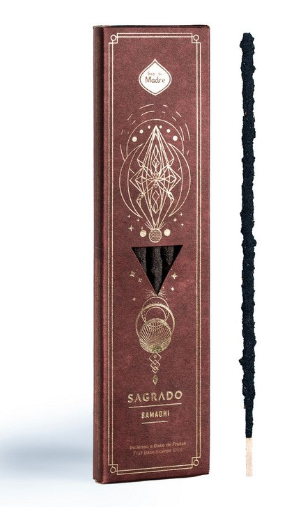 Räucherstäbchen Sagrada Madre SAGRADO Samadhi 6 Stäbe à 1h Weihrauch-Grüntee-Calendula