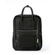 Rucksack ECO CHIC Top Handle Schwarz 40x26x17cm 15kg Tragkraft Kunststoff 100% recycelt