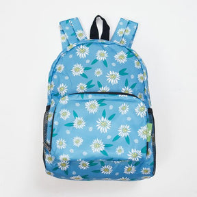 Rucksack Mini ECO CHIC faltbar Edelweiss Blau 29x22x14cm Kunststoff 100% recycelt
