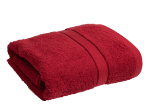Saunatuch / Badetuch XXL Smooth Frottierwäsche 100x200cm 500gsm Burgund Rot
