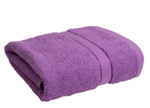 Saunatuch / Badetuch XXL Smooth Frottierwäsche 100x200cm 500gsm Lila