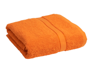 Saunatuch / Badetuch XXL Smooth Frottierwäsche 100x200cm 500gsm Orange