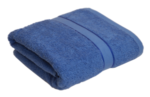 Saunatuch / Badetuch XXL Smooth Frottierwäsche 100x200cm 500gsm Royalblau