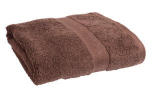 Saunatuch / Badetuch XXL Smooth Frottierwäsche 100x200cm 500gsm Schoko Braun