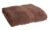 Saunatuch / Badetuch XXL Smooth Frottierwäsche 100x200cm 500gsm Schoko Braun