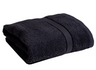 Saunatuch / Badetuch XXL Smooth Frottierwäsche 100x200cm 500gsm Schwarz