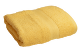 Saunatuch / Badetuch XXL Smooth Frottierwäsche 100x200cm 500gsm Zitrone Gelb