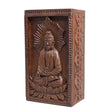 Schatulle Buddha 19x10x7cm Holz, BALI