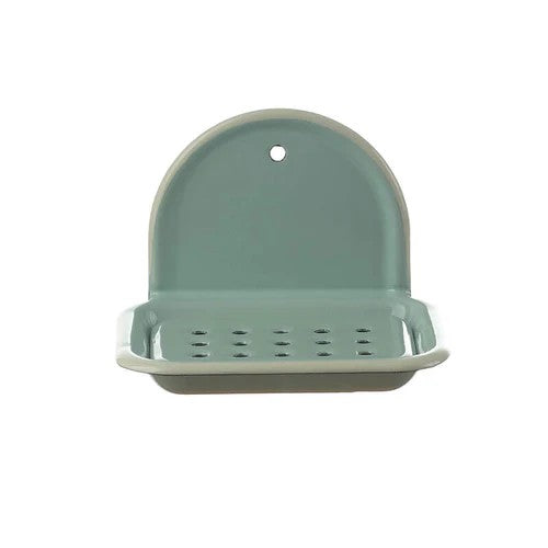 Seifenschale zum Hängen Emaille 13x10cm 9cm hoch