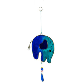 Suncatcher Elefant blau 9.5x25cm BALI